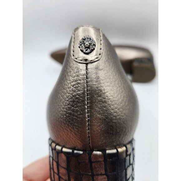 Anne Klein Kimbra Womens Leather Pointed Toe Block Heel Pumps Shoes size 8.5 M - Picture 11 of 11